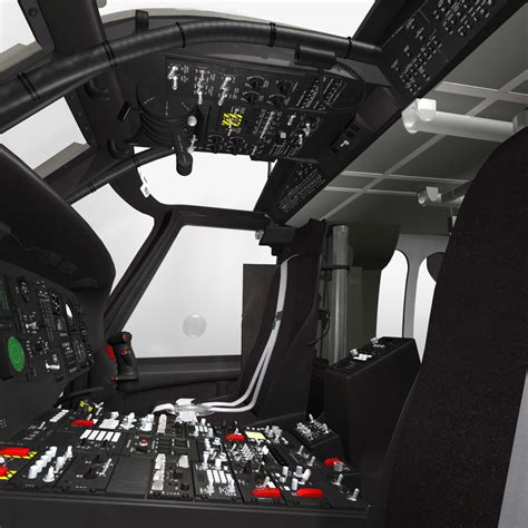 3d purchase uh-60 blackhawk helicopter cockpit