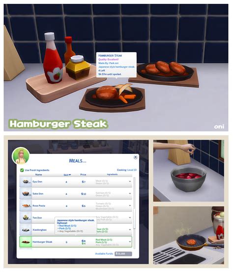 oni28: [April Recipe] Hamburger Steak ※ NEED... - Emily CC Finds