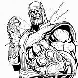 Thanos Coloring Pages  Free & Printable sketch template