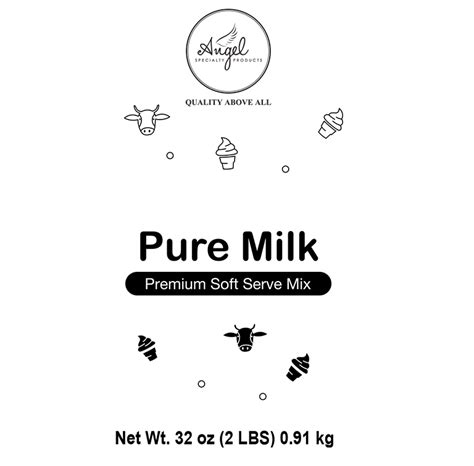 PURE MILK - SOFT SERVE MIX – Angel Specialty Products