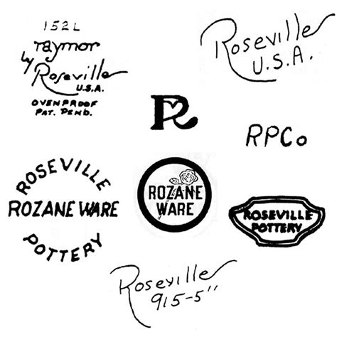 Roseville Pottery Marks – Kovels