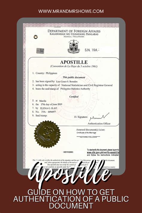 How To Get Authentication of a Public Document through Apostille in the ...