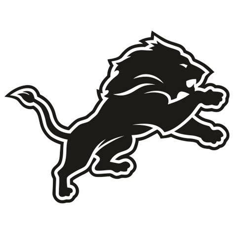 Detroit Lions Black SVG | Detroit Lions NFL Logo vector File | Detroit Lions Football Svg Cut Files