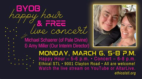 Happy Hour & Free Live Music - The Ethical Society of St. Louis