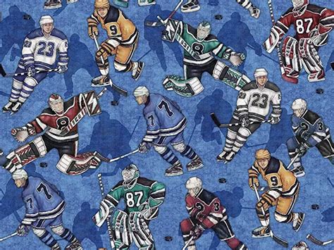 Amazon.com: hockey fabric for quilting | Quilts, Fabric, Hockey