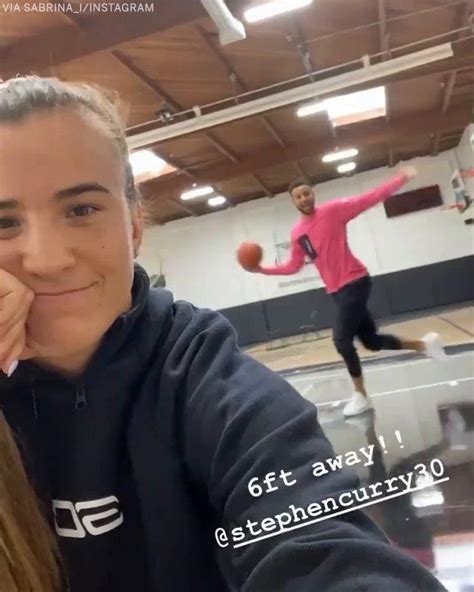 Sabrina Ionescu working out with Steph Curry | Stephen Curry, Sabrina ...