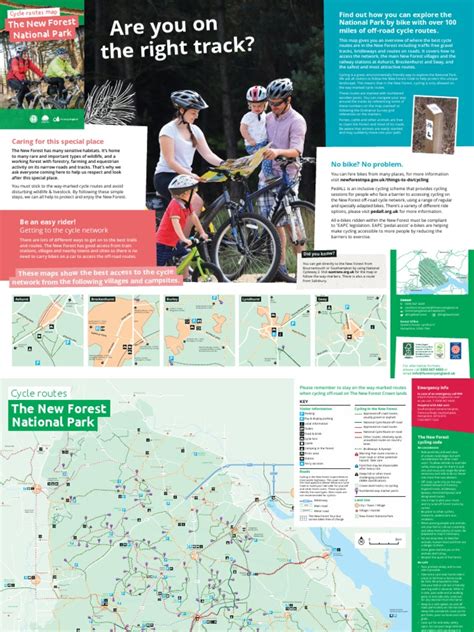 New Forest Cycle Routes Map 2021 0 | PDF | Aerobic Exercise | Human ...