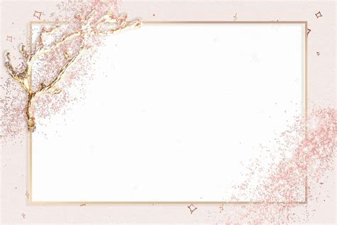 Festive pink glitter frame psd sparkly background | premium image by ...