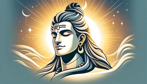 Premium AI Image | Lord shiva portrait in cartoon style