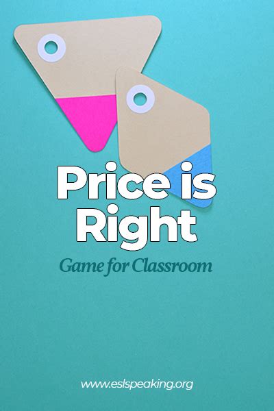 How to Play the "Guess the Price" Game in ESL Classroom