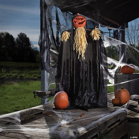 Standing Shaking Pumpkin Reaper Halloween Decoration | Oriental Trading