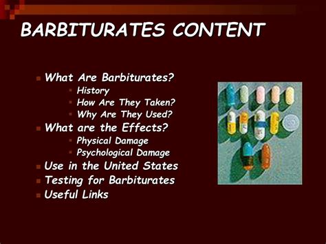 PPT - Barbiturates PowerPoint Presentation, free download - ID:50615