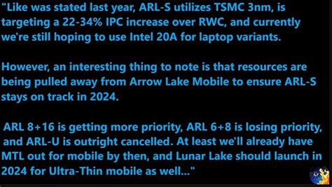 24-core Intel Arrow Lake-S desktop CPU allegedly becomes the priority ...