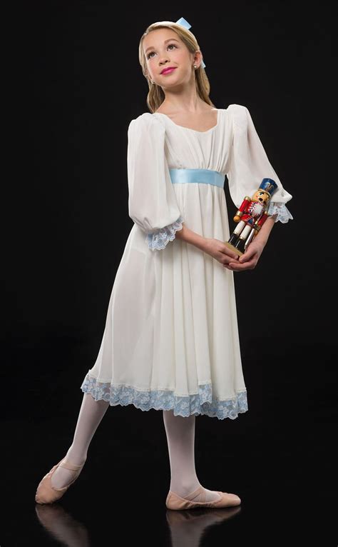 Nutcracker Clara Night Gown Ballet TuTu Costume Stage Ballet Dress Mary Night Gown Dance Wear ...