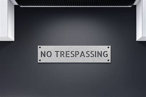 Custom No Trespassing Sign Metal Private Property Sign - Etsy