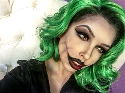 Halloween Makeup idea for a female joker | Halloween makeup, Halloween costumes makeup, Diy ...