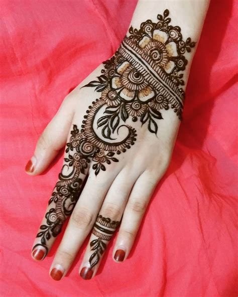 Simple Arabic Mehndi Designs for Left Hand - K4 Fashion