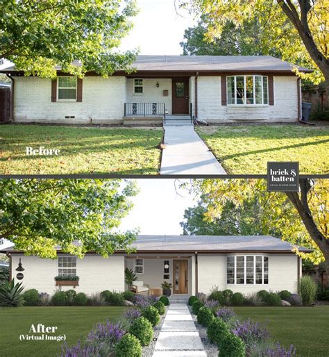 9 Small House Exteriors We Love | brick&batten | Brick exterior house, Ranch house exterior ...