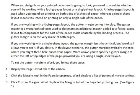 Microsoft Product Training: Word - What is the Gutter Margin?