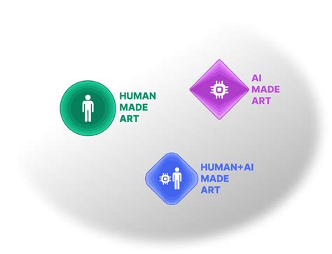 Human/AI made art logo | Figma