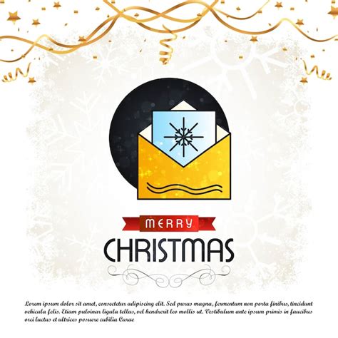 Premium Vector | Christmas email background