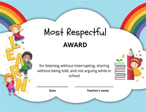 Most Respectful Award - Etsy