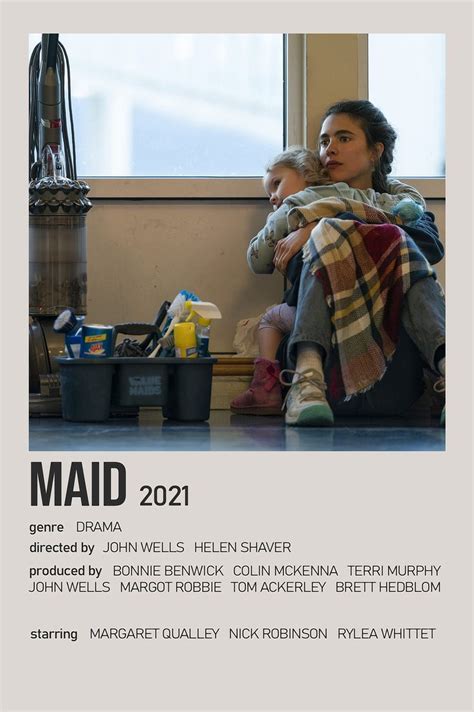 Maid Minimalist TV Series Polaroid Poster in 2024 | Maid, Nick robinson ...