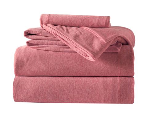 4-Piece Melange Jersey Knit Queen Sheet Set - Walmart.com - Walmart.com