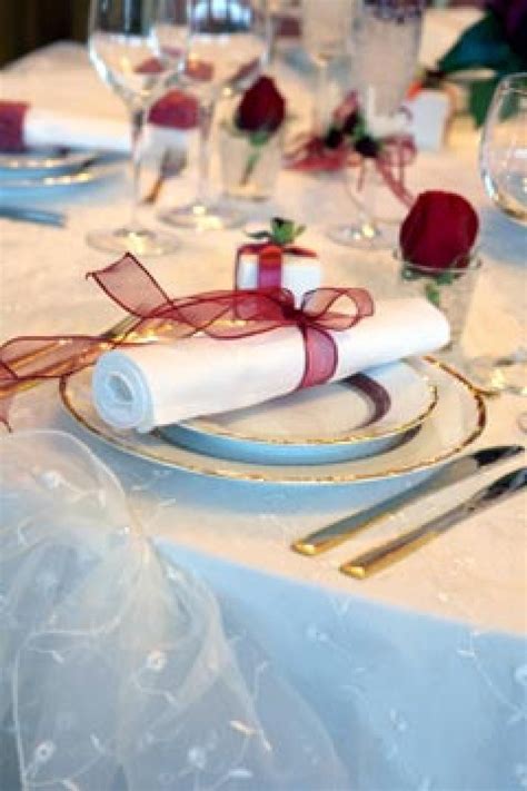 Modern & Classic Napkin Folding For Weddings #foldingnapkins folded napkin with ribbon | Diy ...