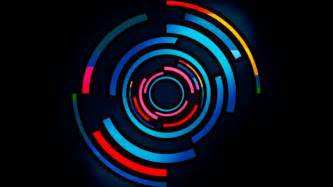 digital art, Colorful, Circle, Blue, Red HD Wallpapers / Desktop and Mobile Images & Photos