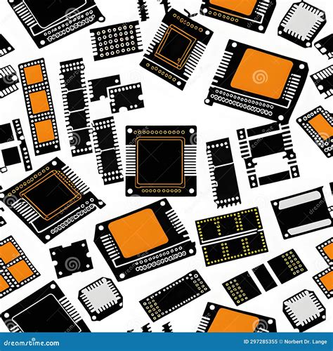 Computer Chips, AI-generatet Stock Image - Image of computers, tiny ...