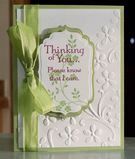 Handmade Sympathy Card Stampin' Up "Thoughts & Prayers" | Sympathy ...