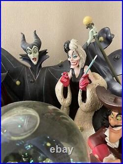 NIBDisney Parks The Art of Disney Villains Musical Snow Globe Light Up ...