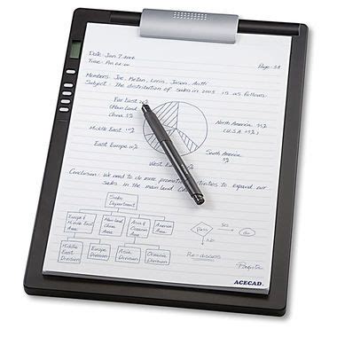 Digital Notepad & Wireless Inking Pen 8-1/2x11 - SkyMall | Note pad ...