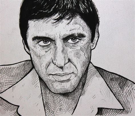 Scarface drawing by ReVerbaration on DeviantArt