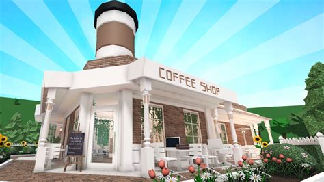 Building a COFFEE SHOP in Bloxburg! - YouTube