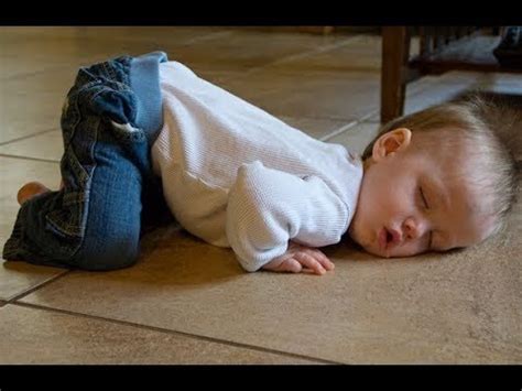 Funny Babies Can Fall Asleep In Every Situation Compilation 2017 - YouTube