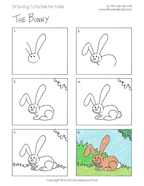 Easy Drawing Tutorials for Kids | Printable Drawing Lessons