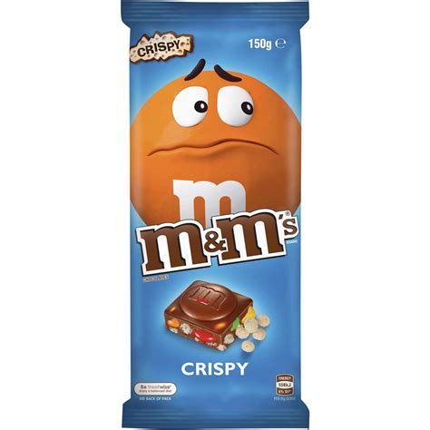 M&m's Crispy Chocolate Block 150g | Woolworths