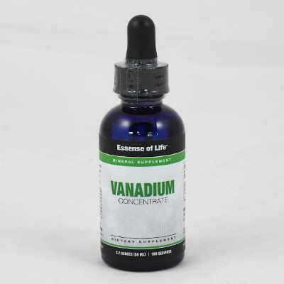 Buy Vanadium Liquid Mineral Concentrate Supplement | Essense of Life™