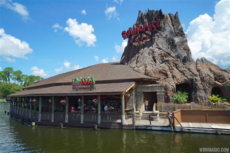 Rainforest Cafe Lava Lounge Disney Springs