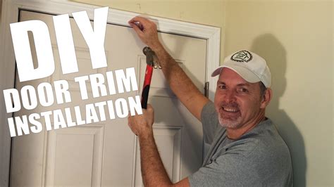 Easy Way to Install Door Trim - YouTube