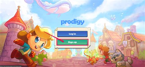 Sign in with Google for a new Prodigy student account. – Prodigy