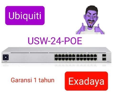 Promo Ubiquiti USW-24-PoE UniFi Switch 24 PoE Managed Diskon 23% di Seller Tikno Store ...