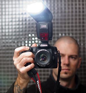 Go flash yourself | Me with my new toy, the big bad Canon fl… | Flickr
