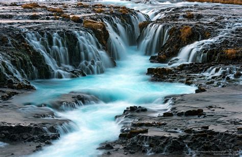 Wallpaper : blue, beautiful, rock, river, landscape, waterfall, Iceland, stream, Europe ...