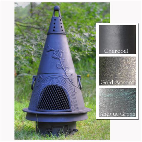 The Blue Rooster Garden Chiminea – Soothing Company