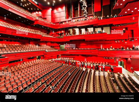 Interior of large theater, Harpa Concert Hall, Reykjavik, Iceland Stock Photo - Alamy