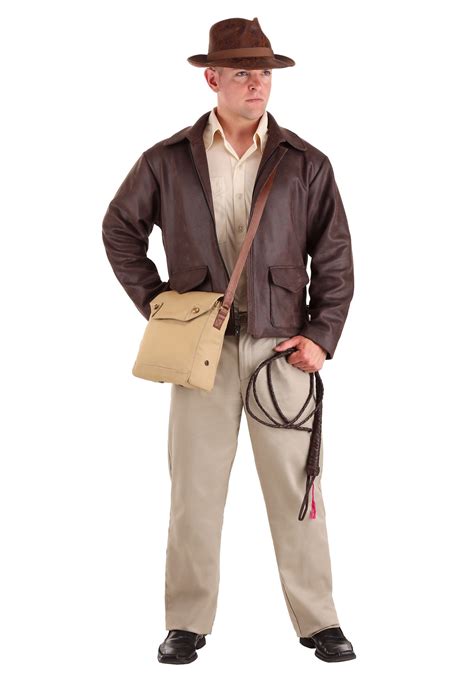 Men's Indiana Jones Plus Size Premium Costume