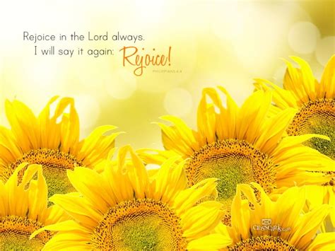 Rejoice in the Lord - Bible Verses and Scripture Wallpaper for Phone or Computer